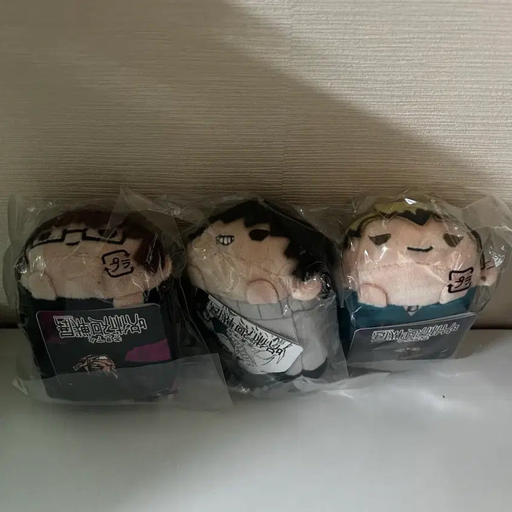 [SOLD OUT] 택포)주술회전 쯔무쯔무 노루캬라 누이 인형 3종세트 (마키,나오야,토우지
