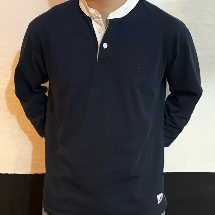 [SOLD OUT] [세탁완료] Lee 네이비 긴팔 티셔츠 L