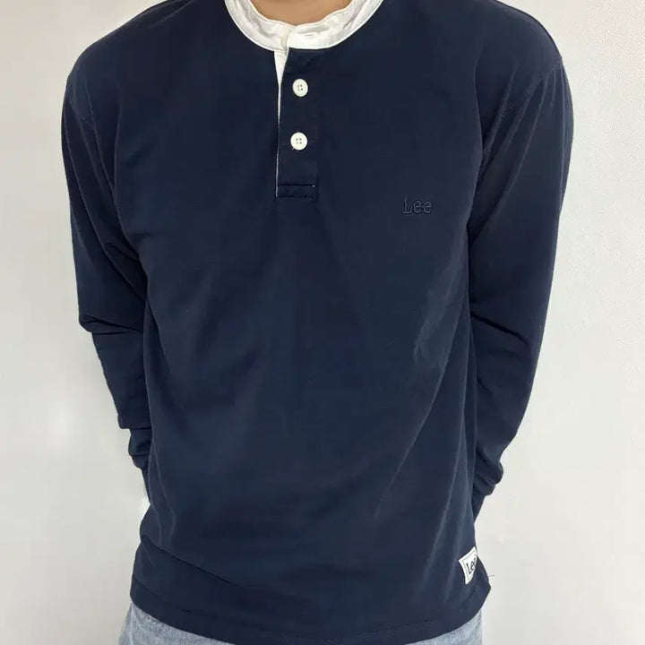 [SOLD OUT] [세탁완료] Lee 네이비 긴팔 티셔츠 L