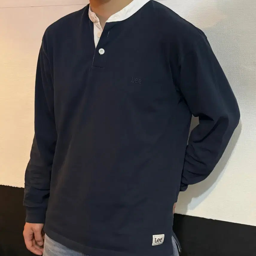 [SOLD OUT] [세탁완료] Lee 네이비 긴팔 티셔츠 L