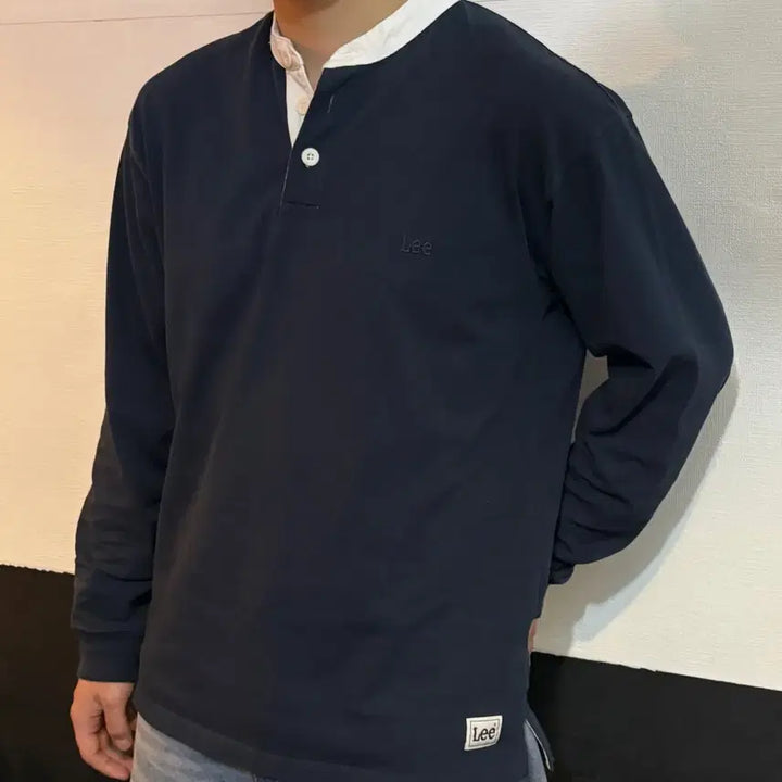 [SOLD OUT] [세탁완료] Lee 네이비 긴팔 티셔츠 L