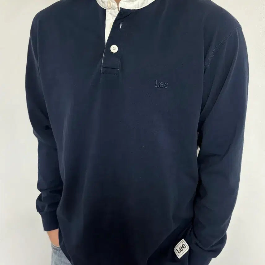 [SOLD OUT] [세탁완료] Lee 네이비 긴팔 티셔츠 L