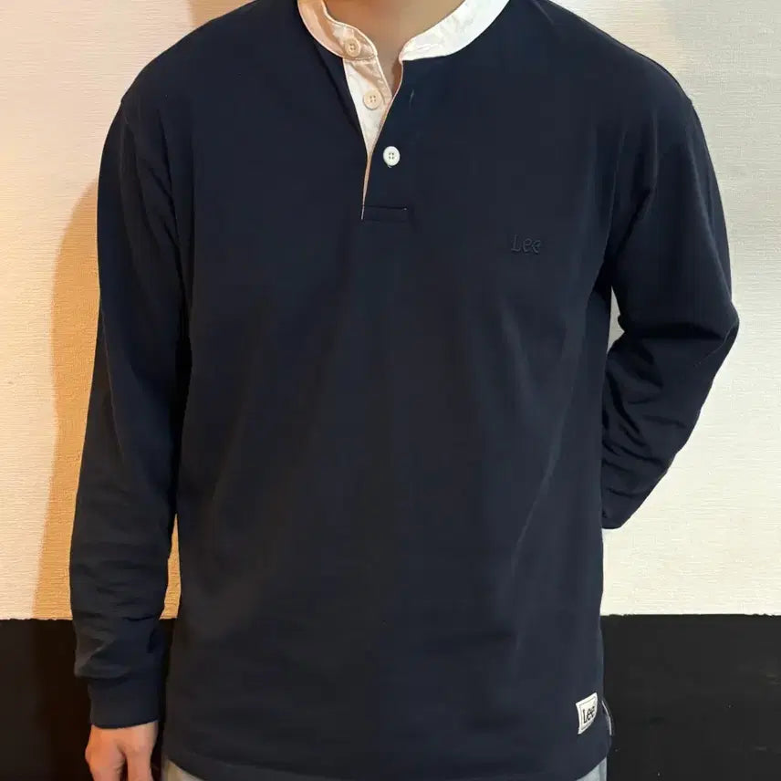 [SOLD OUT] [세탁완료] Lee 네이비 긴팔 티셔츠 L