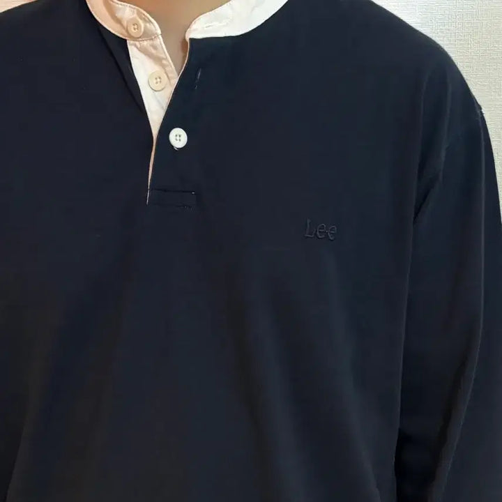 [SOLD OUT] [세탁완료] Lee 네이비 긴팔 티셔츠 L