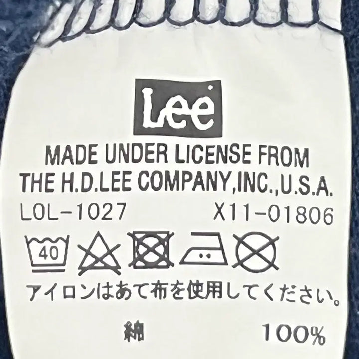[SOLD OUT] [세탁완료] Lee 네이비 긴팔 티셔츠 L