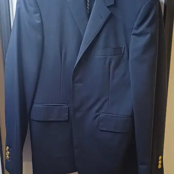 [BUNJANG] Thom Browne Navy Blazer / 톰브라운 네이비 금장 블레이저
