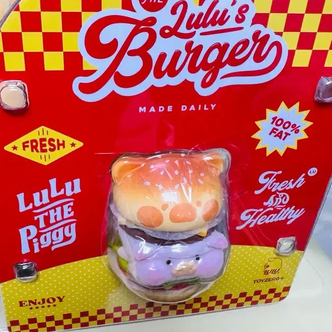 [BUNJANG] Lulu the Piggy Hamburger Limited Edition Figure / 루루더피기 햄버거 한정판