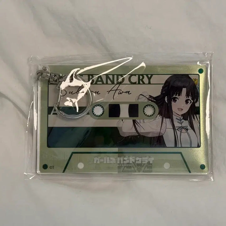 [BUNJANG] Overtake! Subaru Denim Style Cassette Keychain / 걸즈밴드크라이 스바루 키링 데님스타일 카세트풍