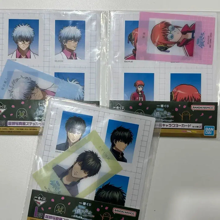 [BUNJANG] Gintama Sanzet Photo Set / 은혼 삼젯 증명사진 I상 긴토키 히지카타 카구라 일괄 미개봉