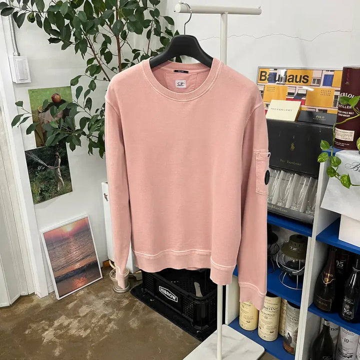 [BUNJANG] CP Company Lens Applique Crewneck Sweatshirt L / Cp컴퍼니 렌즈와펜 맨투맨 L