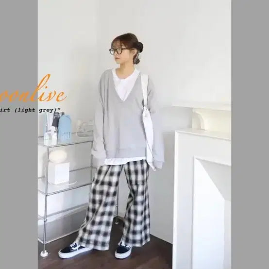 [BUNJANG] Afternoonlive V-Neck Navy Men&