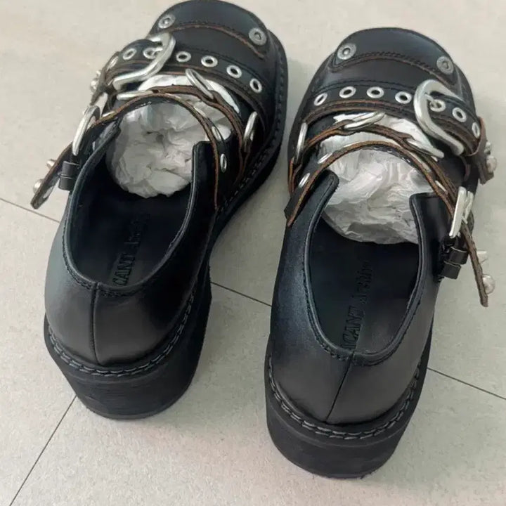 [BUNJANG] Vacant Archive Sasha Strap Mary Jane Boots / 베이컨트 아키이브 신발 메리제인 로퍼 부츠 240