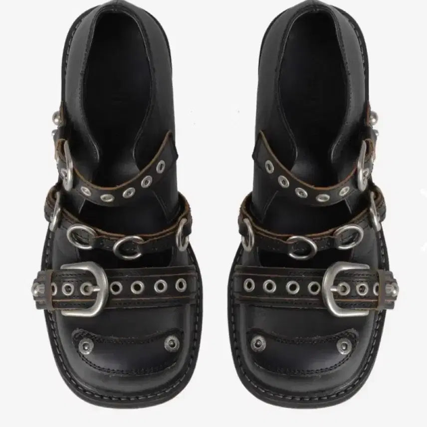 [BUNJANG] Vacant Archive Sasha Strap Mary Jane Boots / 베이컨트 아키이브 신발 메리제인 로퍼 부츠 240