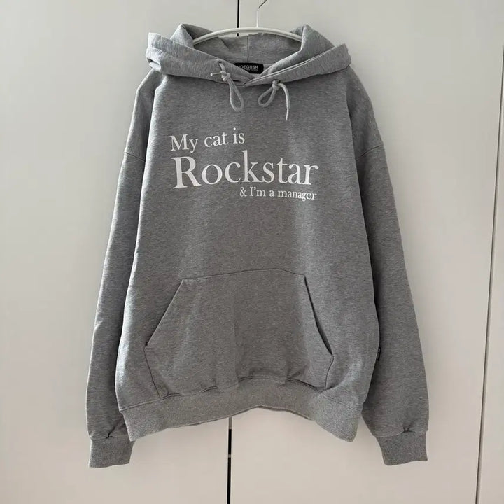 [BUNJANG] Joggersh My Cat is Rockstar Hoodie (Size 1) / 조거쉬 My cat is Rockstar 후드티 1사이즈