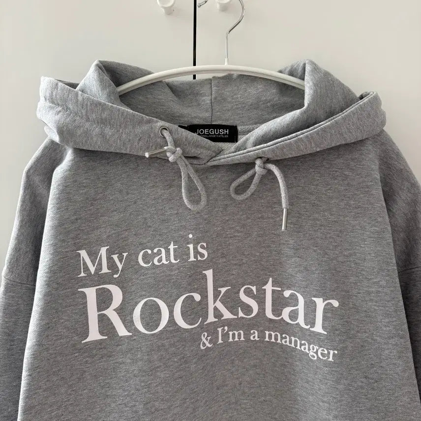 [BUNJANG] Joggersh My Cat is Rockstar Hoodie (Size 1) / 조거쉬 My cat is Rockstar 후드티 1사이즈