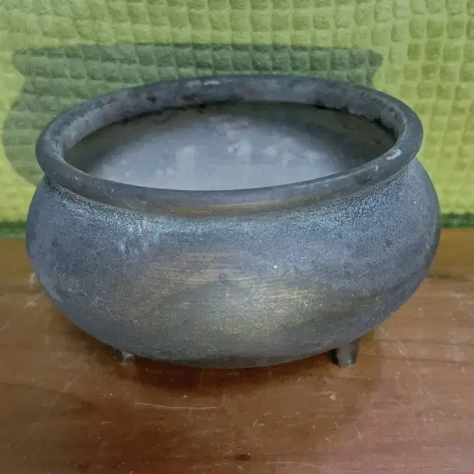 [BUNJANG] Antique Bronze Tripod Incense Burner / 골동품 청동 삼족 오픈 향로