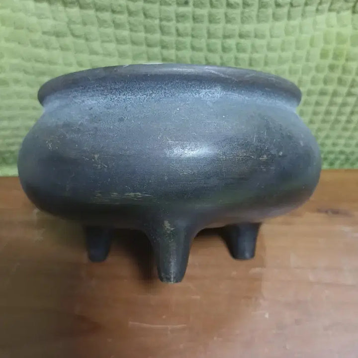 [BUNJANG] Antique Bronze Tripod Incense Burner / 골동품 청동 삼족 오픈 향로