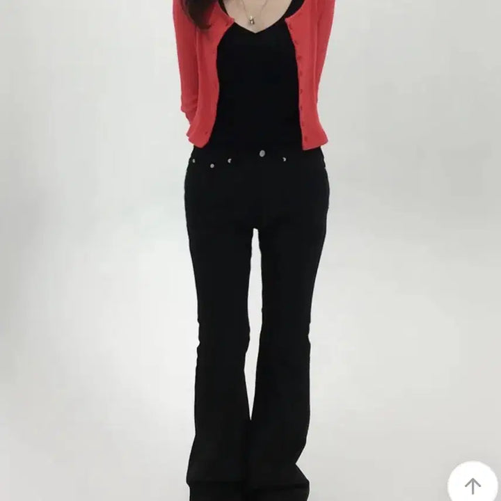 [BUNJANG] Ably Shiro Cotton Semi Bootcut Pants / 에이블리 시로 코튼 베이직 세미 부츠컷 블랙 oot OOT 교신 판매