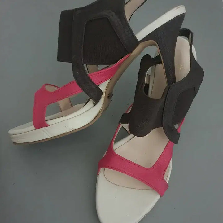 [BUNJANG] Soup Heeled Sandals / soup숲 가보시 하이힐 샌들245사이즈.밴딩