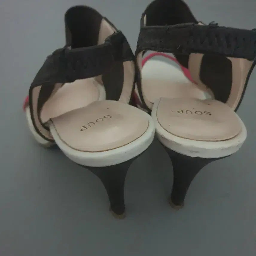 [BUNJANG] Soup Heeled Sandals / soup숲 가보시 하이힐 샌들245사이즈.밴딩