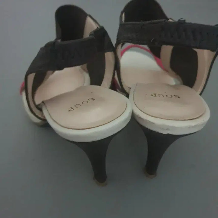 [BUNJANG] Soup Heeled Sandals / soup숲 가보시 하이힐 샌들245사이즈.밴딩