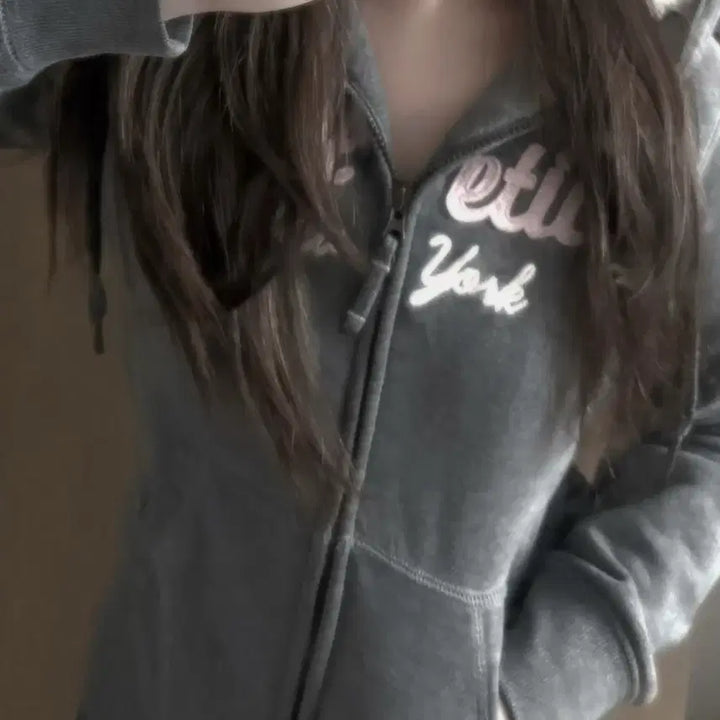 [BUNJANG] Spao Vintage Hooded Zip-up / 스파오 빈티지 후드집업