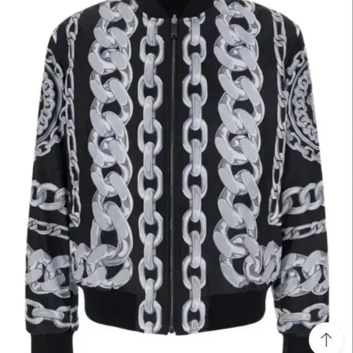 [BUNJANG] Versace Reversible Zip Bomber Jacket / Versace 리버서블 지퍼 보머 재킷