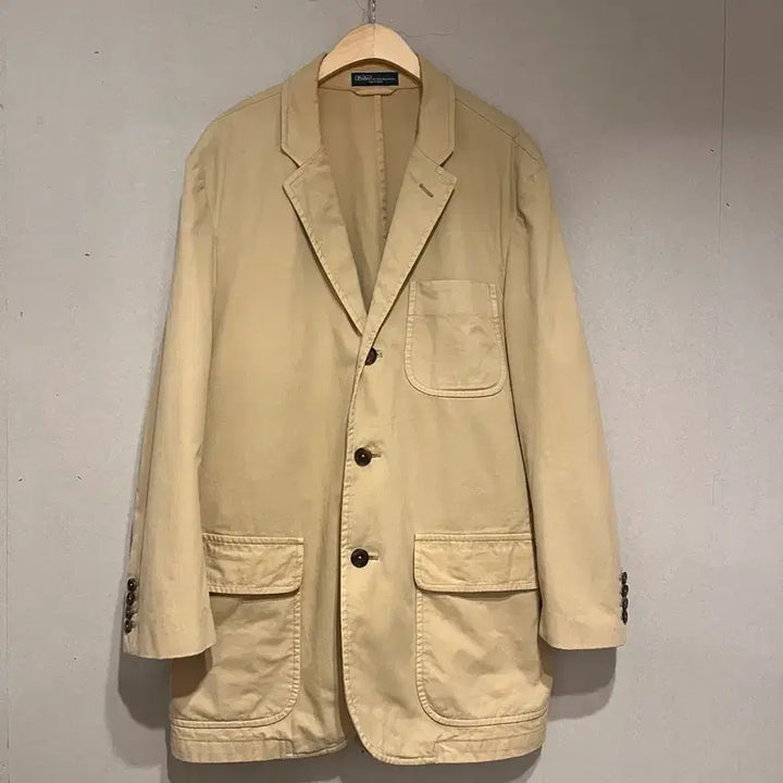[BUNJANG] Polo Cotton Blazer Jacket / 폴로 코튼 블레이저 쟈켓