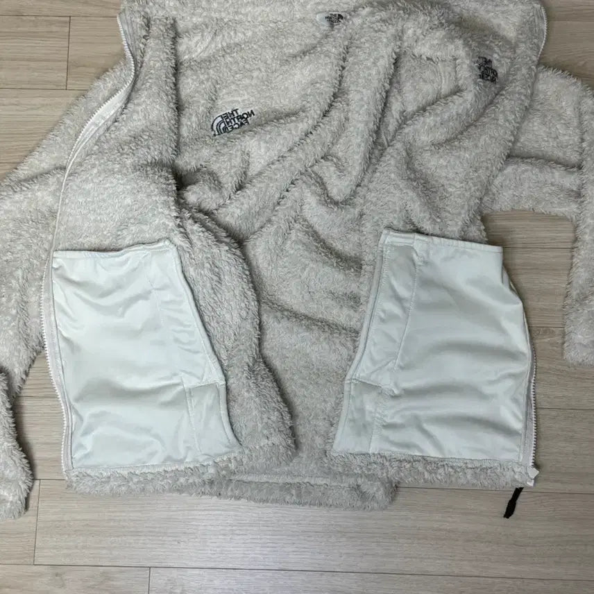 [BUNJANG] The North Face Sherpa Fleece Jacket / 노스페이스 화이트(아이보리)뽀글이 플리스 2XL