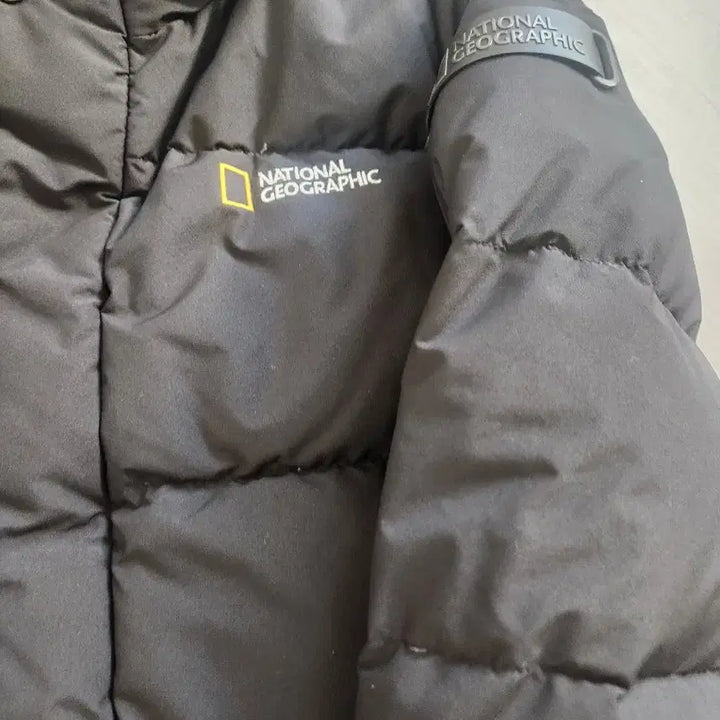 [BUNJANG] National Geographic Long Down Jacket Black (S) / 내셔널지오그래픽 롱패딩