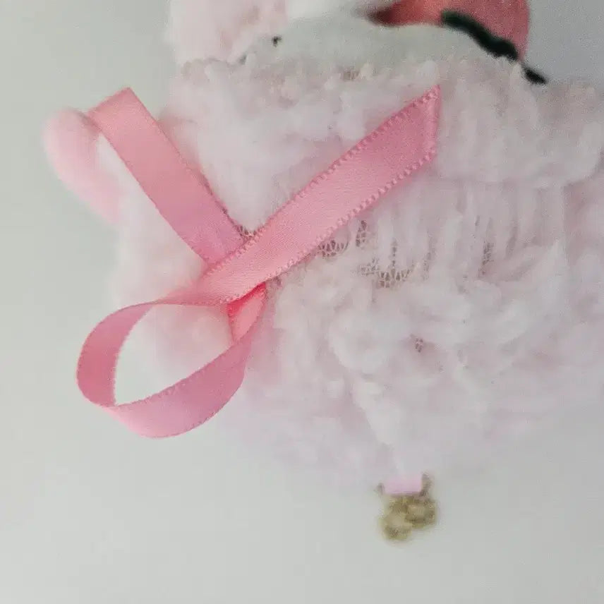 [BUNJANG] Sanrio My Melody Piano Strawberry Plush Keyring / 산리오 피아노 딸기 인형 키링 핑크 마이멜로디 마멜 키링