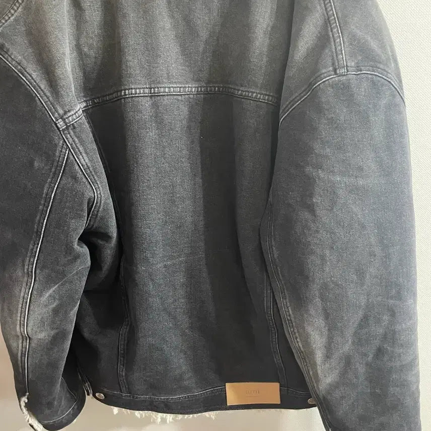 [BUNJANG] AMI Fleece Lined Denim Jacket / AMI 양털 안감 데님 자켓
