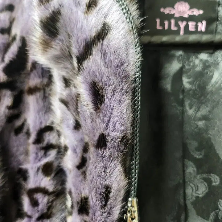 [BUNJANG] Lilyen Leopard Mink Hooded Jacket / Lilyen 밍크 호피밍크 후드자켓