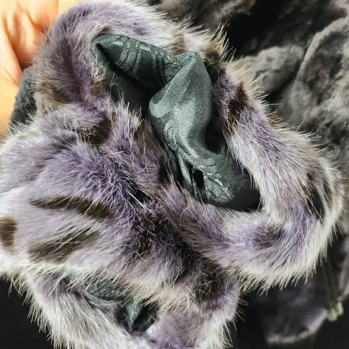 [BUNJANG] Lilyen Leopard Mink Hooded Jacket / Lilyen 밍크 호피밍크 후드자켓