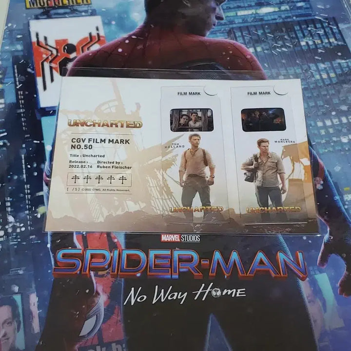 [BUNJANG] Spider-Man: No Way Home Tom Holland Poster &amp; Uncharted Tom Holland Poster Set / 미개봉)스파이더맨노웨이홈톰홀랜드포스터,언차필마 2개 1set 개별 새상품
