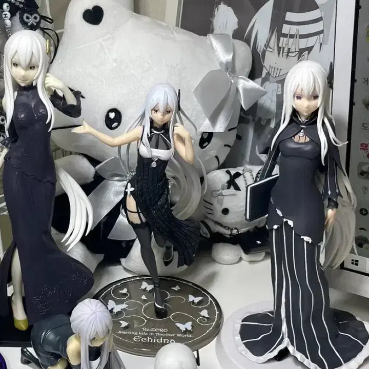 [BUNJANG] Re:Zero Echidna Figure Bundle / 리제로 에키드나 피규어 일괄 판매