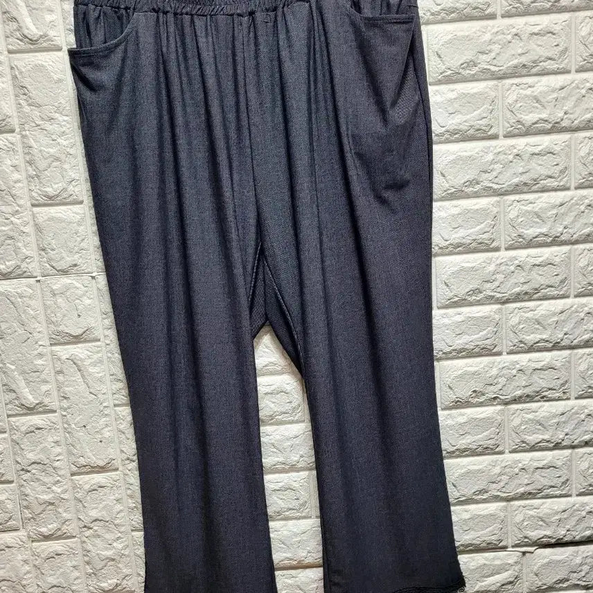 [BUNJANG] Crebig Big Size 9-Part Banned Pants / 크레빅 빅사이즈 밴딩 9부바지 7