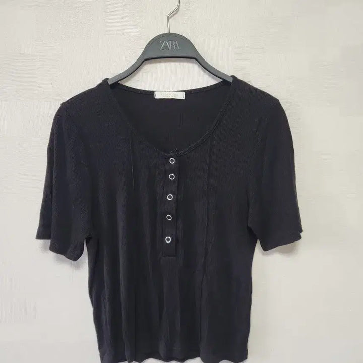 [BUNJANG] Richmood Record Button Tee T-Shirt / 리치무드 레코드 버튼 티 반팔 티셔츠