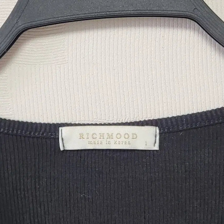 [BUNJANG] Richmood Record Button Tee T-Shirt / 리치무드 레코드 버튼 티 반팔 티셔츠