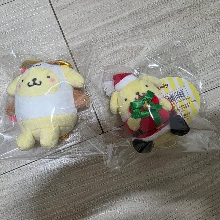 [BUNJANG] Sanrio Santa Pompompurin Mascot Bundle Set / 산리오 산타 폼폼푸린 마스코트 일괄