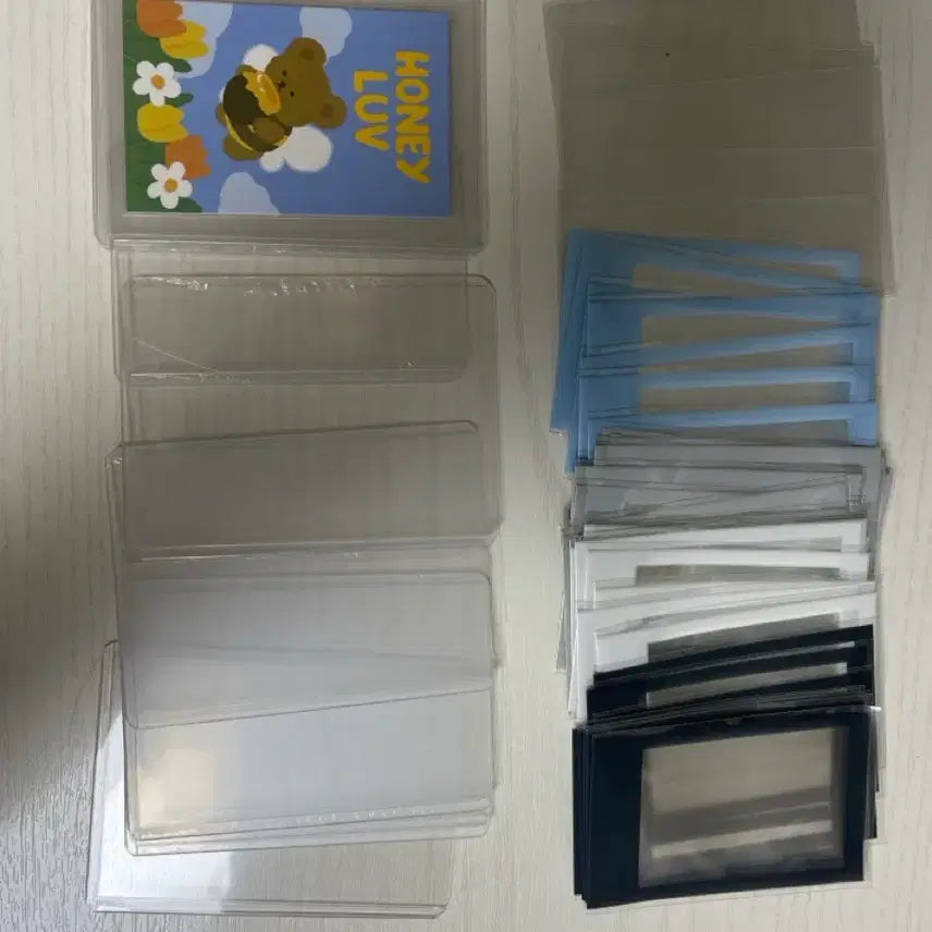 [BUNJANG] Photocard Toploader &amp; Sleeves Bundle / 포토카드 탑로더 슬리브 다수