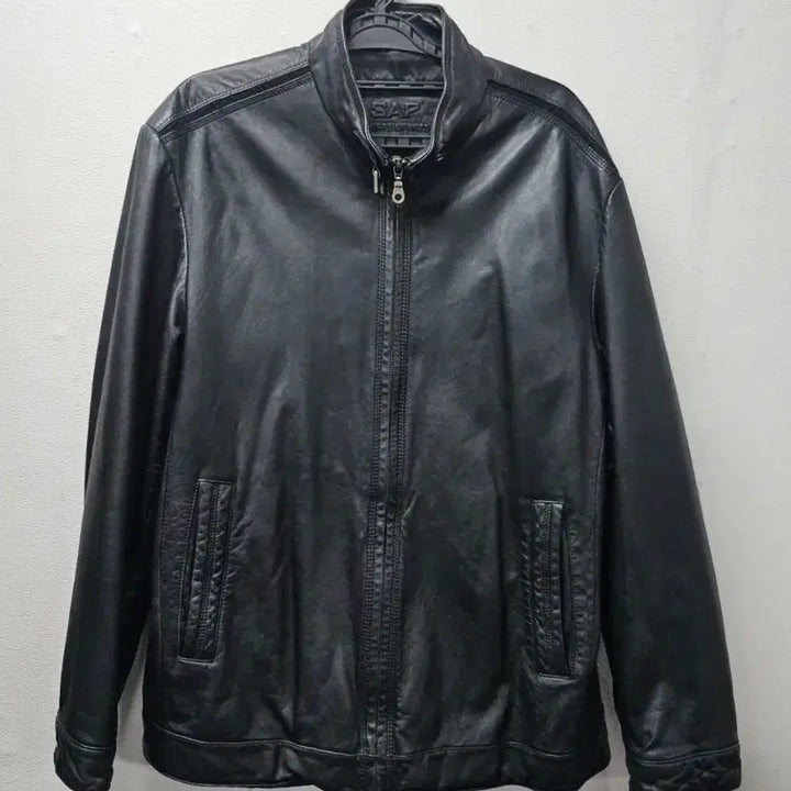 [BUNJANG] SAP Lambskin Leather Jacket / SAP 양가죽 자켓  남성 가죽자켓  100