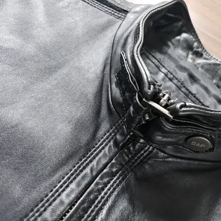[BUNJANG] SAP Lambskin Leather Jacket / SAP 양가죽 자켓  남성 가죽자켓  100