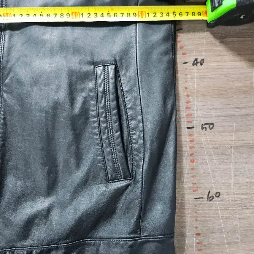 [BUNJANG] SAP Lambskin Leather Jacket / SAP 양가죽 자켓  남성 가죽자켓  100