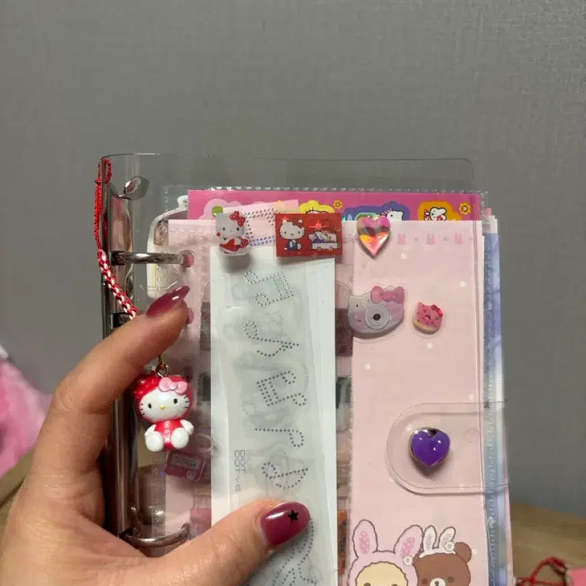 [BUNJANG] Hello Kitty Classic Diary Set / 고전 헬로키티 셋업 다이어리