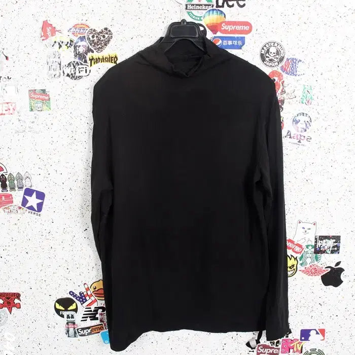 [BUNJANG] The Edge Modal Long Sleeve Turtleneck T-Shirt BK (Size 66) / 여성66 / 더엣지 모달 긴팔 폴라티셔츠BK 33-23