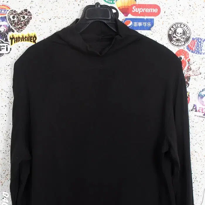 [BUNJANG] The Edge Modal Long Sleeve Turtleneck T-Shirt BK (Size 66) / 여성66 / 더엣지 모달 긴팔 폴라티셔츠BK 33-23