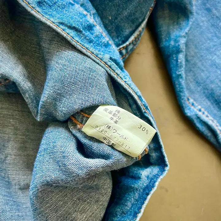 [BUNJANG] TAKEO KIKUCHI Vintage Denim Trucker Jacket / TAKEO KIKUCHI 타케오키쿠치 일본 빈티지 데님 트러커 자켓