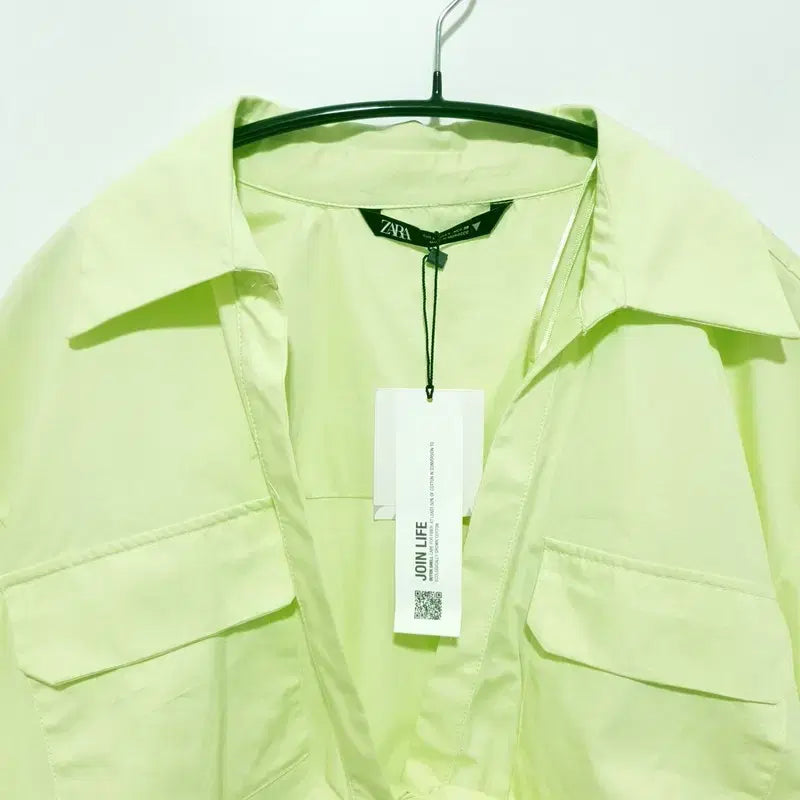 [BUNJANG] Zara Cropped Open Short Sleeve Shirt / 자라 크롭 오픈 반팔 셔츠 L_S1878