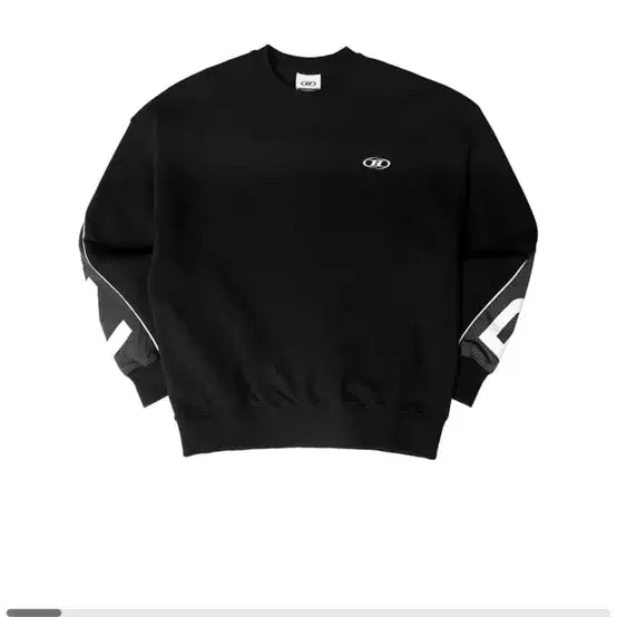 [BUNJANG] Born to Win Nylon Mix Sweatshirt Black Size 2 / 본투윈 나일론 믹스 맨투맨 블랙
